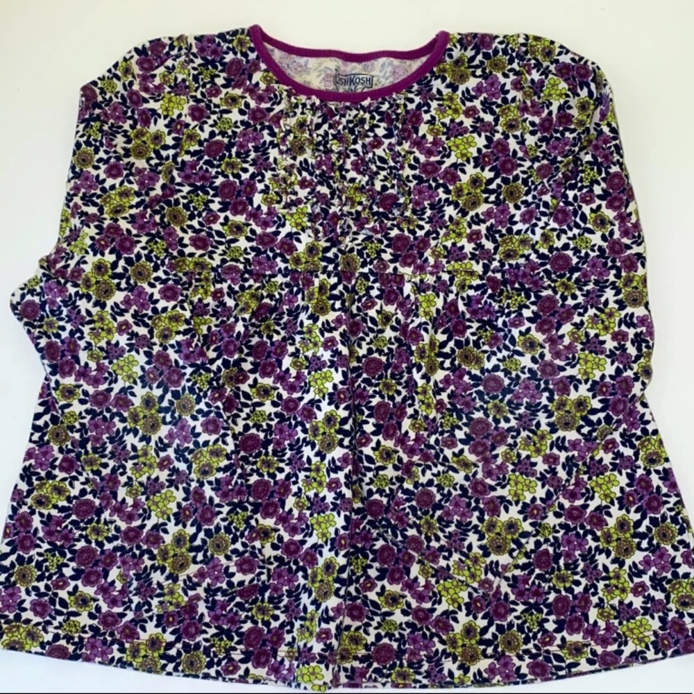 Oshkosh Long Sleeve Floral Tee